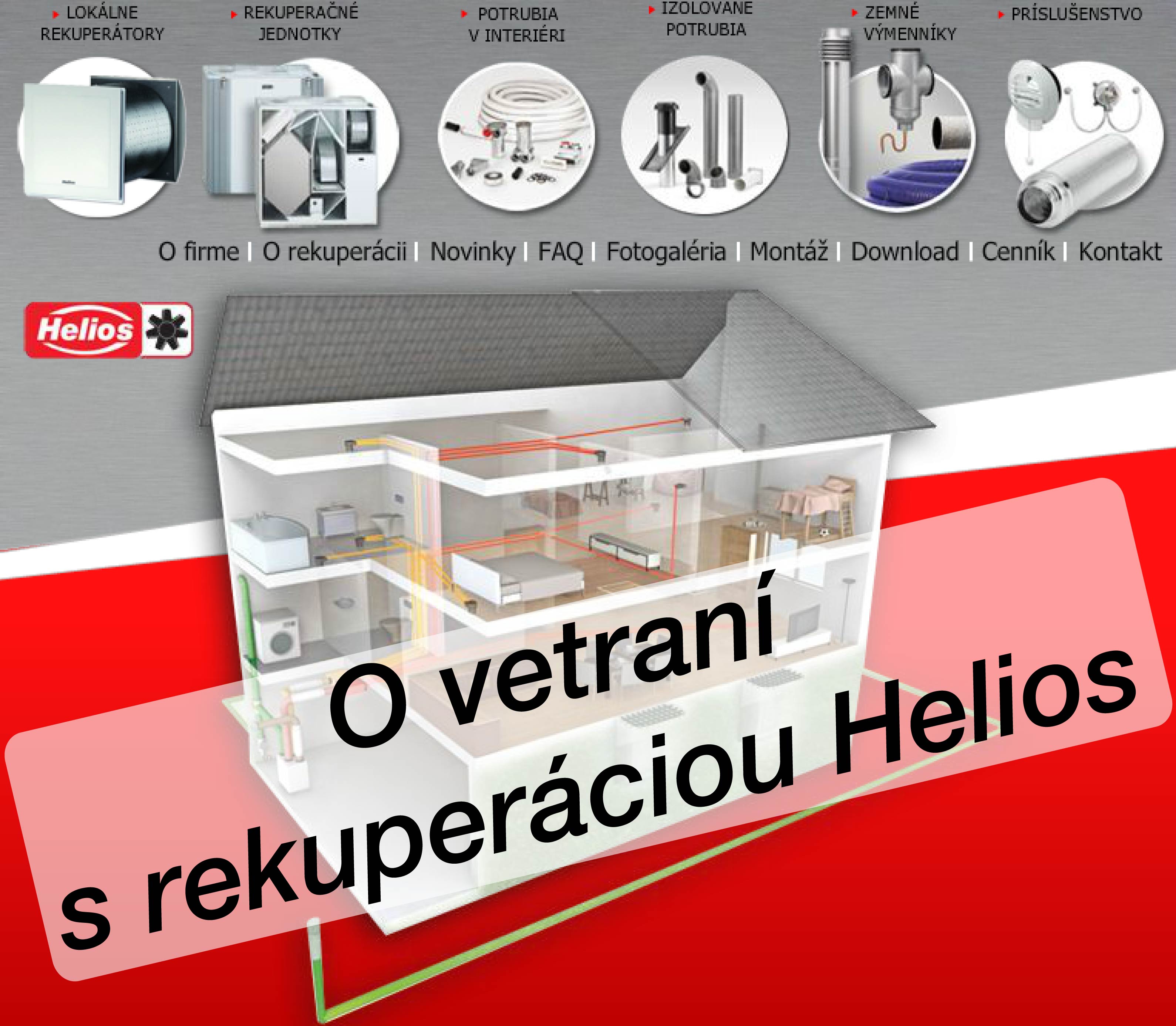 Komplexné informácie venované problematike vetrania s rekuperáciou