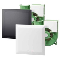 Radiálny tichý výkonný ventilátor s nastaviteľným dobehom a intervalovou prevádzkou
