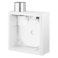 Montážna krabica pod omietku ELS-GUBA s požiarne odolnou spätnou klapkou EI90